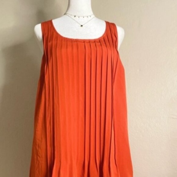 Ralph Lauren Dresses & Skirts - Ralph Lauren Black Label No Sleeve Piano Pleats Dress Cabana Pockets Sz 6